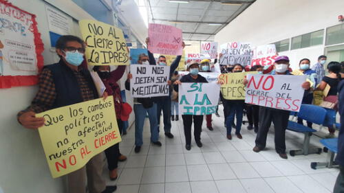Pacientes serán trasladados al hospital Aurelio Díaz Ufano. Foto: María Pía Ponce/ URPI-LR