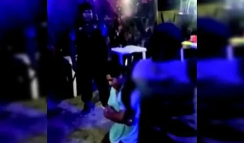 La madre de familia castigó a su pareja delante de los integrantes del comité de autodefensa. Foto: América Noticias