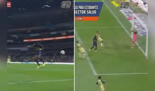 América vs. Pumas: Washington Corozo anotó el 2-1 por los cuartos de final de la Liga MX. Foto: Captura TUDN América vs. Pumas: Washington Corozo anotó el 2-1 por los cuartos de final de la Liga MX. Foto: Captura TUDN