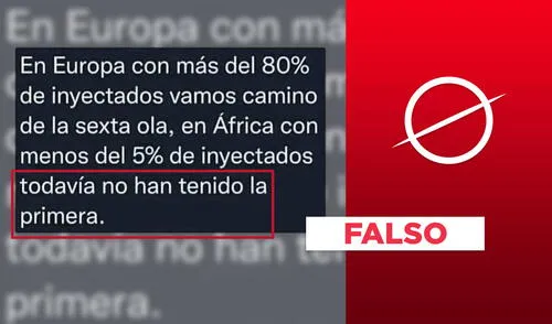Es falso que África “todavía” no haya tenido la primera ola de la COVID-19. Foto: composición Verificador LR. Es falso que África “todavía” no haya tenido la primera ola de la COVID-19. Foto: composición Verificador LR.