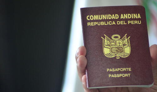El pasaporte peruano. Foto: Difusión