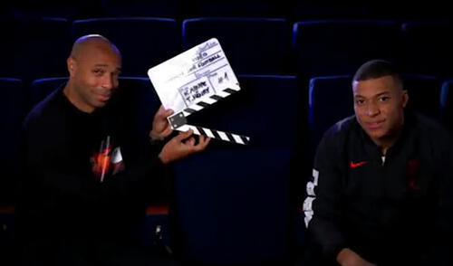 Thierry Henry y Kylian Mbappé, el pasado y presente de la selección francesa. Foto: captura Marca
