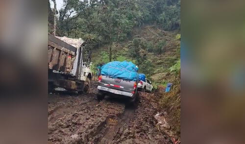 Alimento y abrigo es llevado a los damnificados por el sismo y desborde del río Utcubamba. Foto: captura de video/Chachapoyas Digital