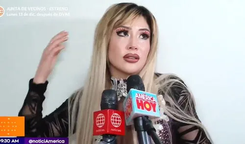 Claudia Serpa ya no participará en El artista del año. Foto: captura América TV