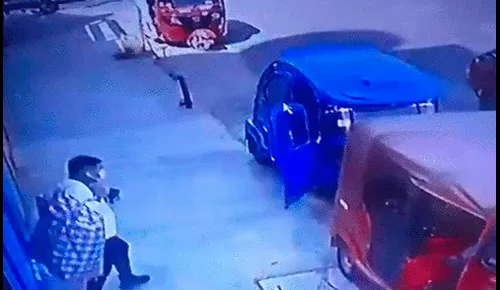 PNP se encuentra realizando las investigaciones del caso. Foto: captura / cámaras de seguridad