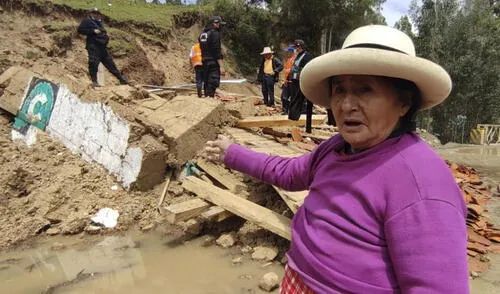Damnificados piden ayuda para reconstruir sus viviendas. Foto: COER Lambayeque.