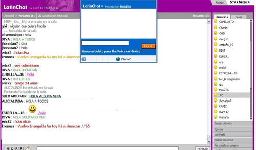 Así lucía Latinchat. Foto: captura de YouTube Así lucía Latinchat. Foto: captura de YouTube