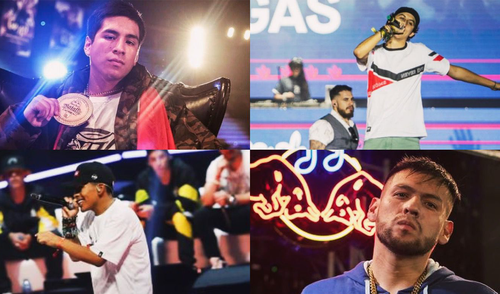 Choque, Jaze, Litzen y Stick, los últimos campeones nacionales del Perú en Red Bull Batalla. Foto: composición/La República/Red Bull Batalla