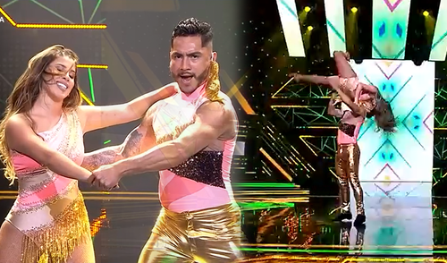 Yahaira Plasencia se mostró incómoda e impotente por no poder finalizar su show como lo ensayó durante la semana. Foto: composición/captura América TV