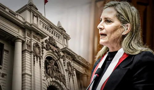 La presidenta del Congreso, María del Carmen, viene siendo cuestionada por sus comentarios contra el Gobierno de Pedro Castillo. Foto: composición/ Jazmin Ceras