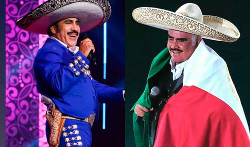 El imitador de 'Don Chente' le dedicó unas palabras en agradecimiento a su música y legado. Foto: composición/LR El imitador de 'Don Chente' le dedicó unas palabras en agradecimiento a su música y legado. Foto: composición/LR