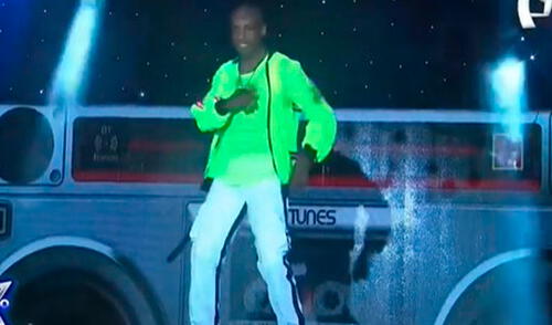 El exdeportista 'Cuto' Guadalupe recibió buenas criticas por parte del jurado de El gran bailando. Foto: captura / Panamericana TV.