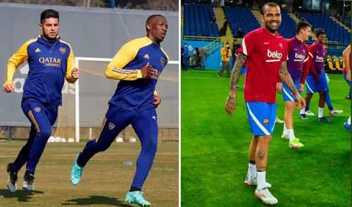 El partido Boca vs Barcelona se disputará desde las 12 p. m. (Perú) por la Maradona Cup. Foto: composición GLR