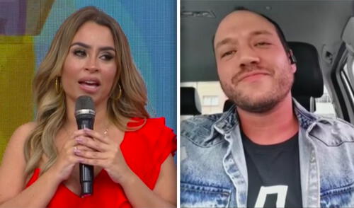 "Muchas gracias por hacernos líderes indiscutibles", dijo el futuro esposo de Ethel Pozo. Foto: captura América TV
