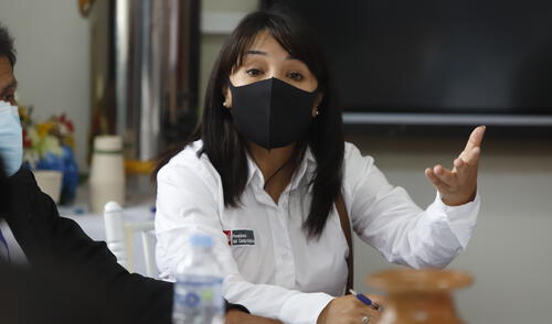 Mirtha Vásquez es la presidenta del Consejo de Ministros del Gobierno de Pedro Castillo. Foto: PCM Mirtha Vásquez es la presidenta del Consejo de Ministros del Gobierno de Pedro Castillo. Foto: PCM