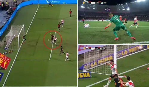 River Plate vence de forma parcial a Colón. Foto: captura de Fox Sports Premium