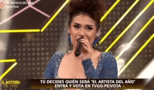 Ruby Palomino se quiebra después de su presentación final: “Hermano, yo te amo mucho”. Foto: América TV