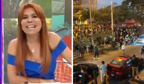 Magaly Medina opinó sobre los hechos ocurridos en la chocolatada de Sideral. Foto: captura de ATV/Twitter