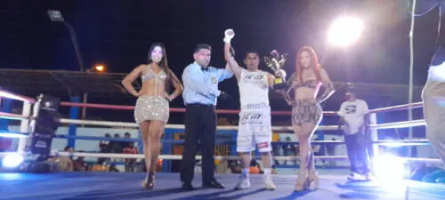 El peleador chiclayano volvió a competir tras la pandemia de la COVID-19. Foto: Alder Idrogo