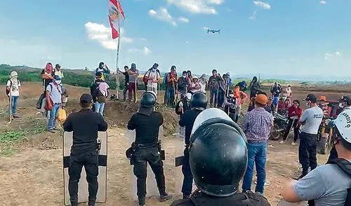 Demandas. La empresa y pobladores piden que las autoridades se pronuncien sobre el caso. Foto: difusión Demandas. La empresa y pobladores piden que las autoridades se pronuncien sobre el caso. Foto: difusión