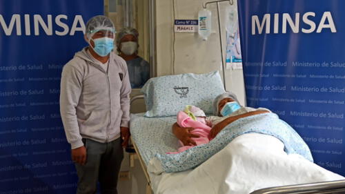 Ayla, la primera bebé en nacer después de Navidad. Foto: Giuliana Castillo / URPI - LR Ayla, la primera bebé en nacer después de Navidad. Foto: Giuliana Castillo / URPI - LR