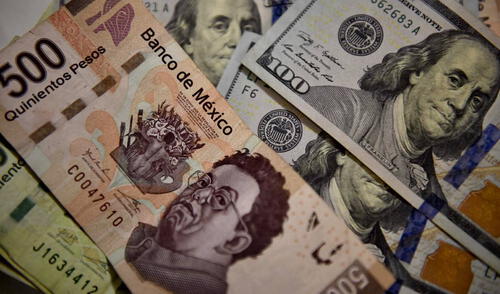 Dólar en México este domingo 26 de diciembre de 2021. Foto: AFP.