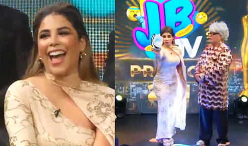 Gabriela Serpa se convierte en una de las ganadoras de los Premios JB en ATV 2021. Foto: composición/ captura de ATV