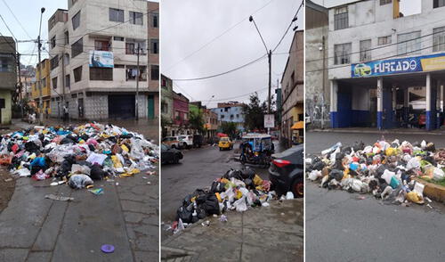 El hecho ocurre en el cruce de las calles Los Quechuas con Nauta, en La Victoria. Foto: WhatsApp/La República