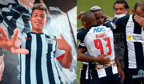 Alianza Lima: Leitno firma camiseta blanquiazul. Foto: composición
