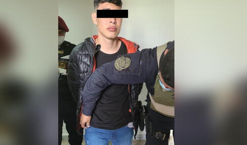 Detenido fue puesto a disposición de la Fiscalía. Foto: PNP. Detenido fue puesto a disposición de la Fiscalía. Foto: PNP.