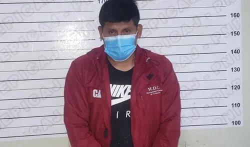 Silas Fernández escondió pistola en asiento de su camioneta. Foto: PNP