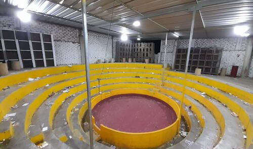 Personal intervino gallera que no tenía licencia en El Porvenir. Foto: MDEP