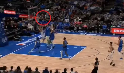 Facu Campazzo le dio un gran doble a los Nuggets. Foto: Captura ESPN