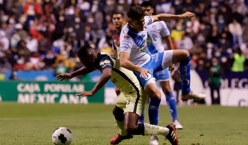 América y Puebla debutaron en la temporada 2022 del fútbol mexicano. Foto: EFE