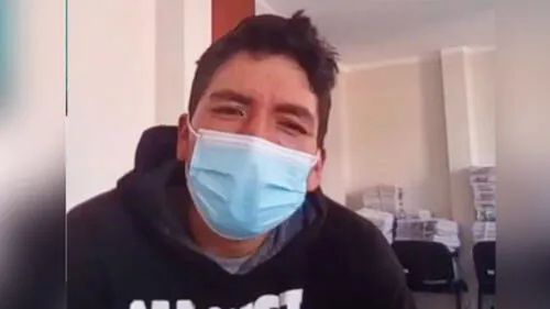 Yon Salomón Cuya Ayala fue detenido luego de que dejó gravemente herida a su pareja. Foto: Dilo Fuerte Ayacucho