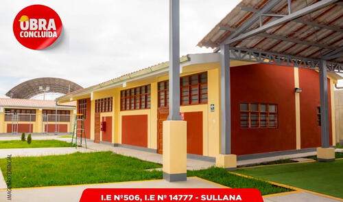 Reconstruyen colegios en la región Piura. Foto: gobierno regional.