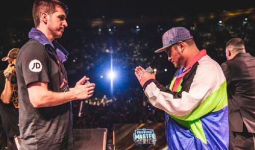 Chuty y Aczino se enfrentaron en la final internacional de FMS 2019-2020. Foto: Urban Roosters