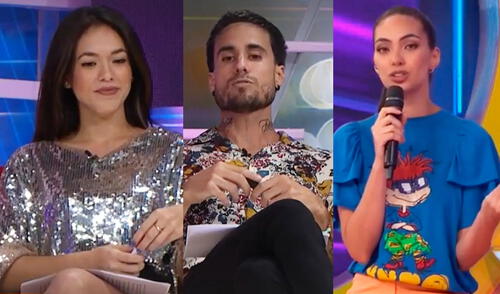 Jazmín Pinedo y Gino Assereto sorprendieron con sus declaraciones. Foto: capturas América TV