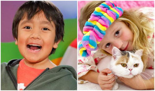 Dos niños se encuentran en la lista de las personalidades mejor pagadas de YouTube. Foto: captura de YouTube