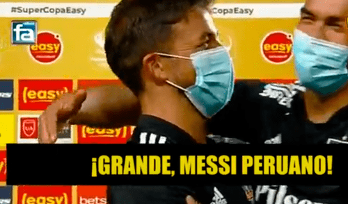 Gabriel Costa conquistó la Supercopa de Chile con Colo Colo tras superar a la U. Católica. Foto: captura América TV