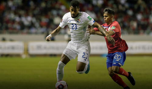 Panamá vs. Costa Rica se fueron al descanso sin haber marcado goles. Foto: EFE