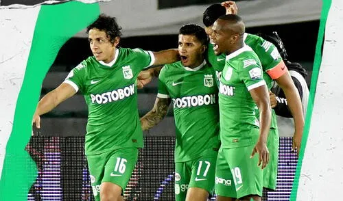 El Verde logró un triunfo importante de visita. Foto: Twitter Atlético Nacional.