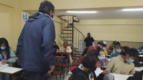 El fiscal de prevención del delito Eduardo Poblete manifestó que los promotores de estas academias serán denunciados penalmente. Foto: Ministerio Público El fiscal de prevención del delito Eduardo Poblete manifestó que los promotores de estas academias serán denunciados penalmente. Foto: Ministerio Público