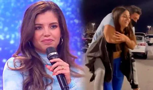 Flavia Laos cree que dos personas que se quieren no deben ocultar su amor. Foto: captura/América TV/Instagram