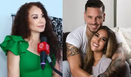 Janet Barboza no cree que Anthony Aranda este enamorado de Melissa Paredes. Foto: composición/ captura de América TV/ Instagram