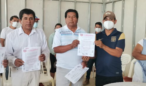 Los comuneros expresaron que podrán mejorar sus actividades. Foto: Impacto Producciones