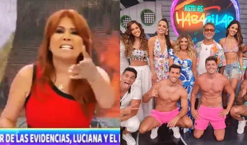 Magaly Medina opina sobre Esto es Habacilar, la nueva versión de Habacilar. Foto: composición/ captura de ATV/ América TV Magaly Medina opina sobre Esto es Habacilar, la nueva versión de Habacilar. Foto: composición/ captura de ATV/ América TV