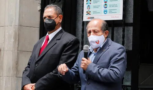Héctor Valer fue presentado como nuevo jefe del Consejo de Ministros el último martes 1 de febrero. Foto: Carlos Félix/La República