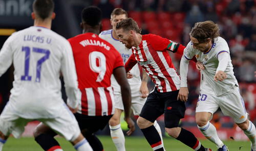Athletic Bilbao y Madrid igualan 0-0 en San Mames. Foto: EFE. Athletic Bilbao y Madrid igualan 0-0 en San Mames. Foto: EFE.