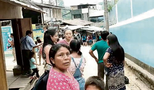 A buen recaudo. Pobladores de Amazonas, Loreto y otras regiones salieron a las calles. Foto: difusión